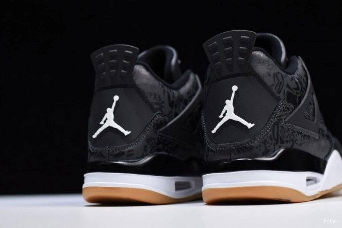 Bmlin shoes Black Air Jordan 4 Retro CI1184-001 Laser 0816